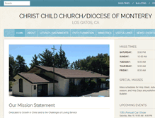 Tablet Screenshot of christchild.org